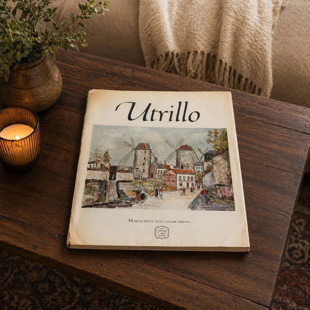 Utrillo Abrams Art Folio 1953 16 Frameable Montmartre Prints French Vintage Art